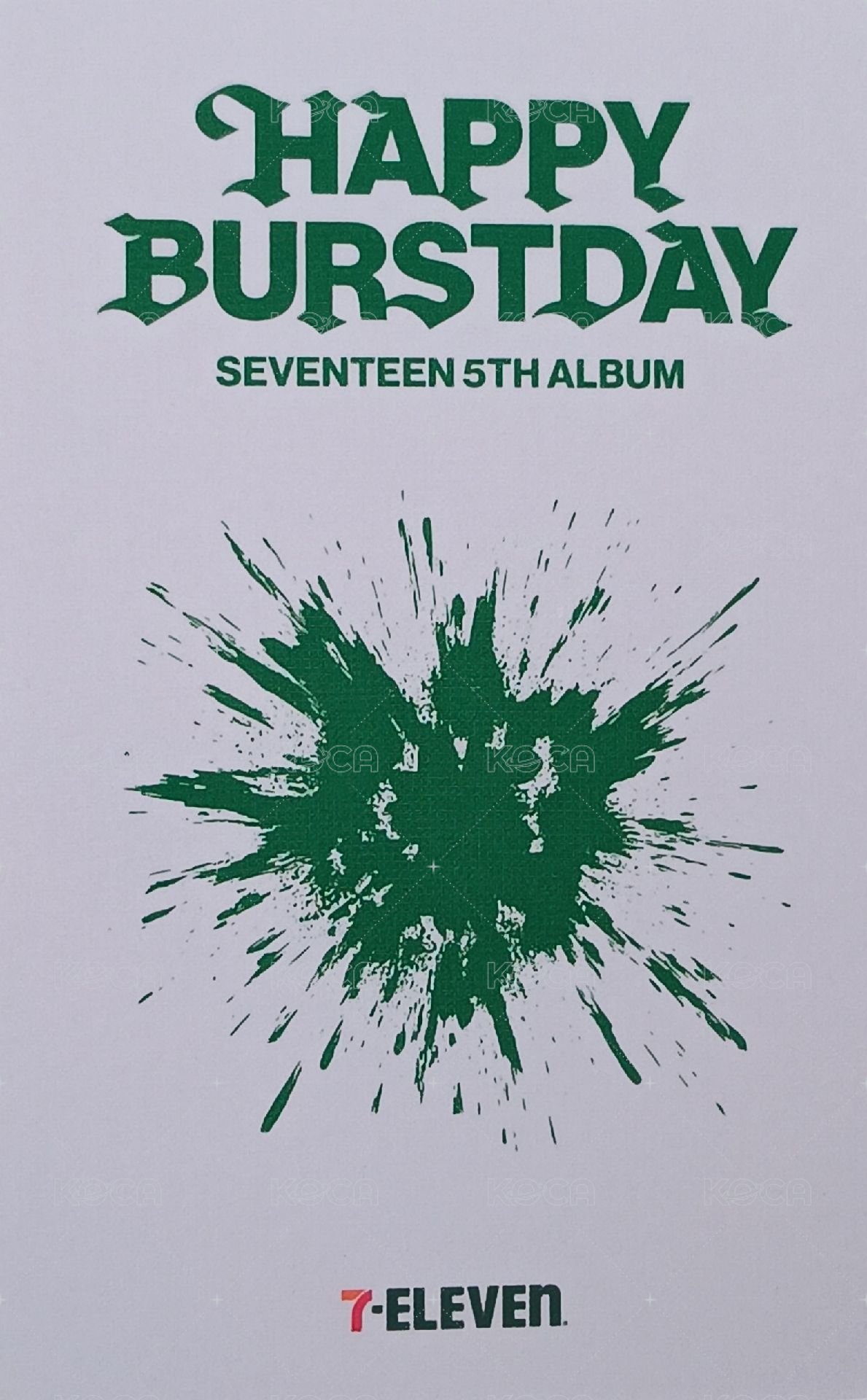 正五 711 特典卡  背面