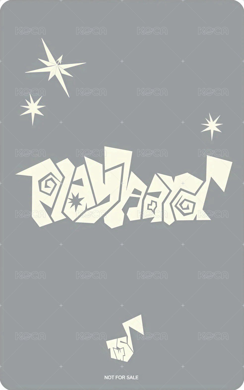 Play Hard 環球 單封 特典卡  背面