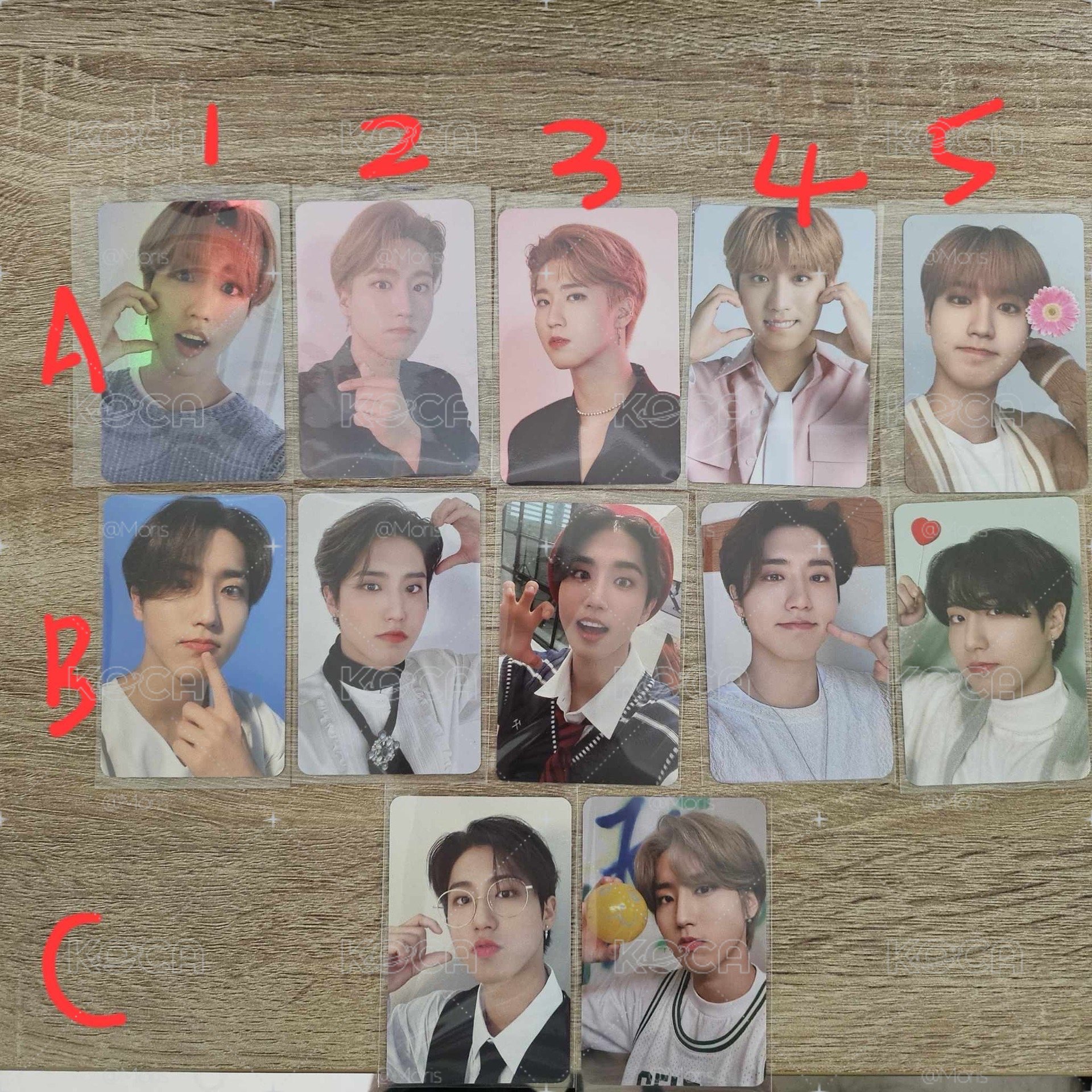 Stray kids 代言 Nacific 小卡 HAN
