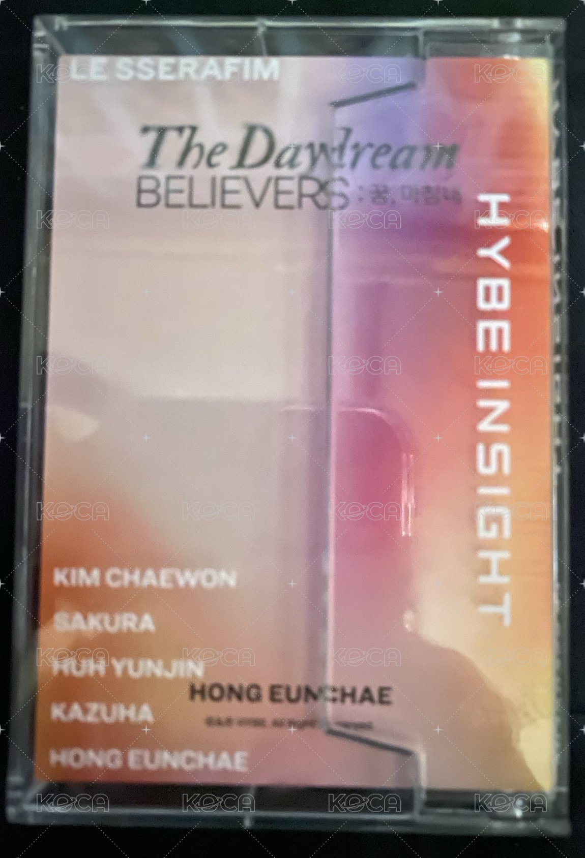 23’HYBE 展覽 周邊卡  背面