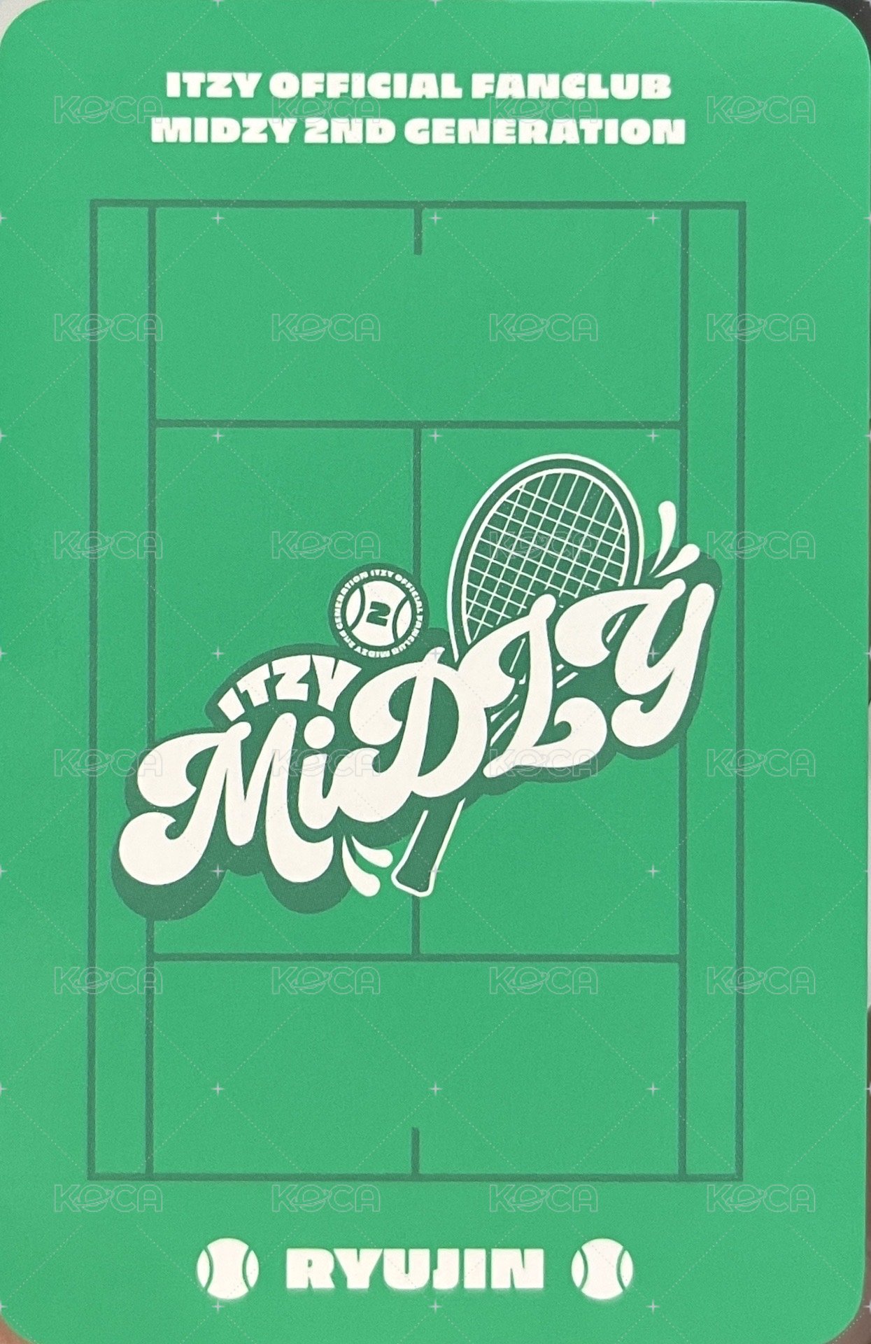 二期會員 會員禮卡  背面