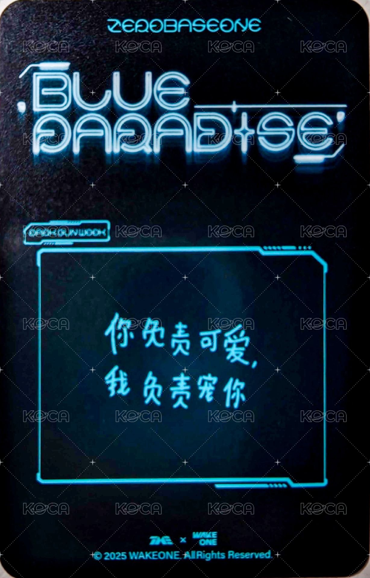 迷五 QQ音樂 星光卡 四星卡 背面