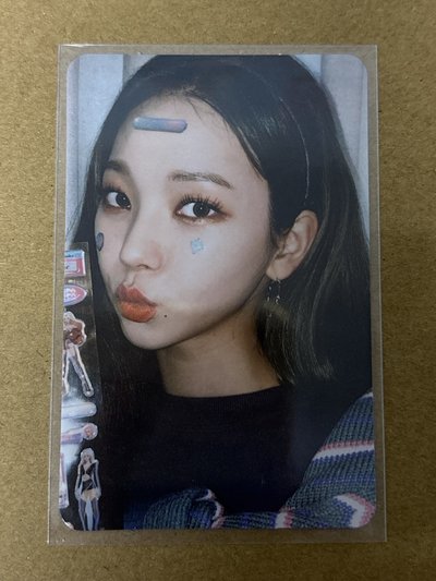 aespa Karina 柚子 Black Mamba 周邊卡 貼紙柚