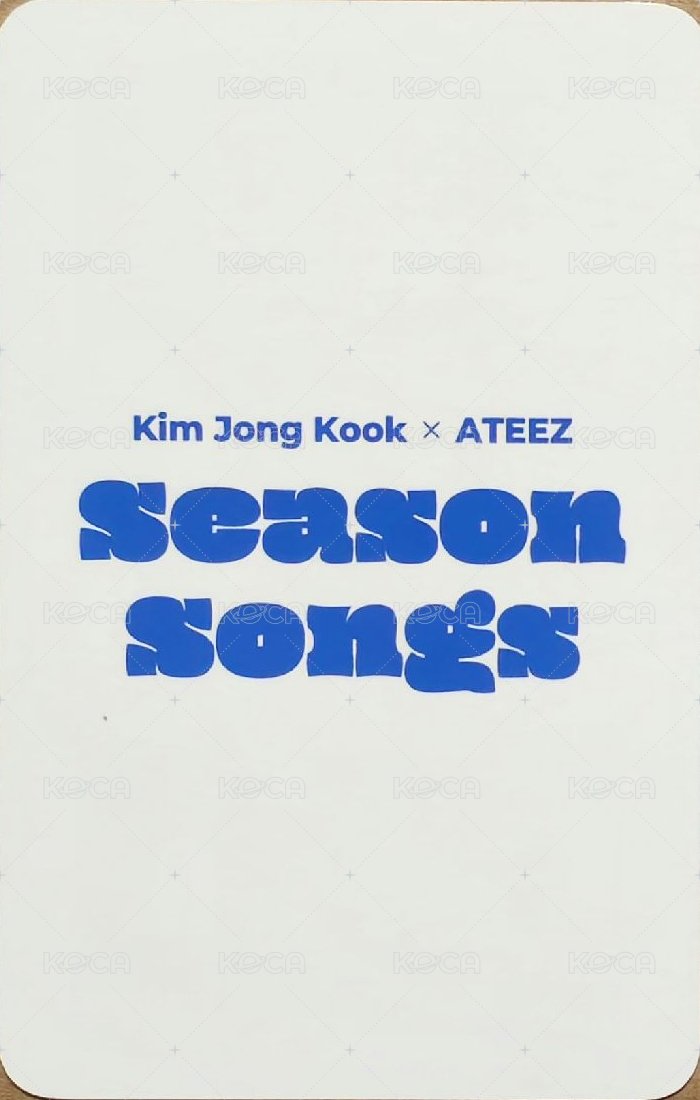 Season song hello82 1.0 特典卡  背面