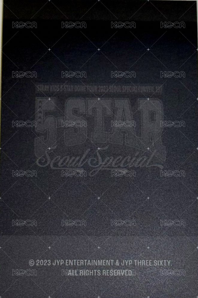 1st 日本巨蛋巡迴 滿額卡 首爾場線下滿額拍立得 背面