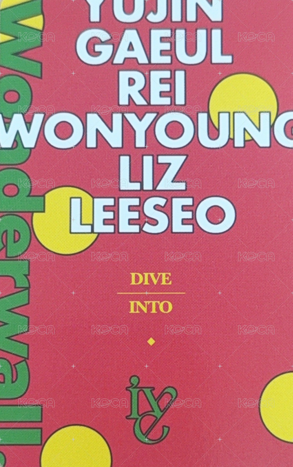 ELEVEN wonderwall 簽售卡 聖誕栗 背面