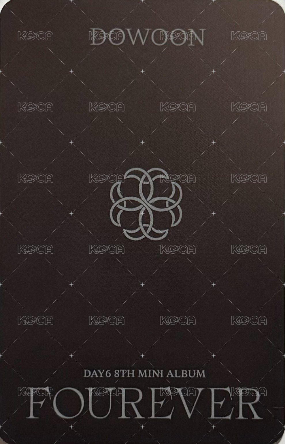 迷八 一般專 專輯卡 黑版 背面