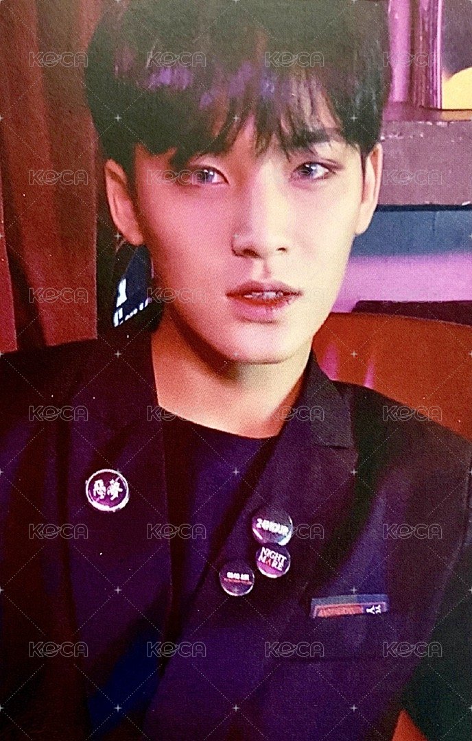 正二 專輯卡 正規二 黑版 金珉奎MINGYU 正面