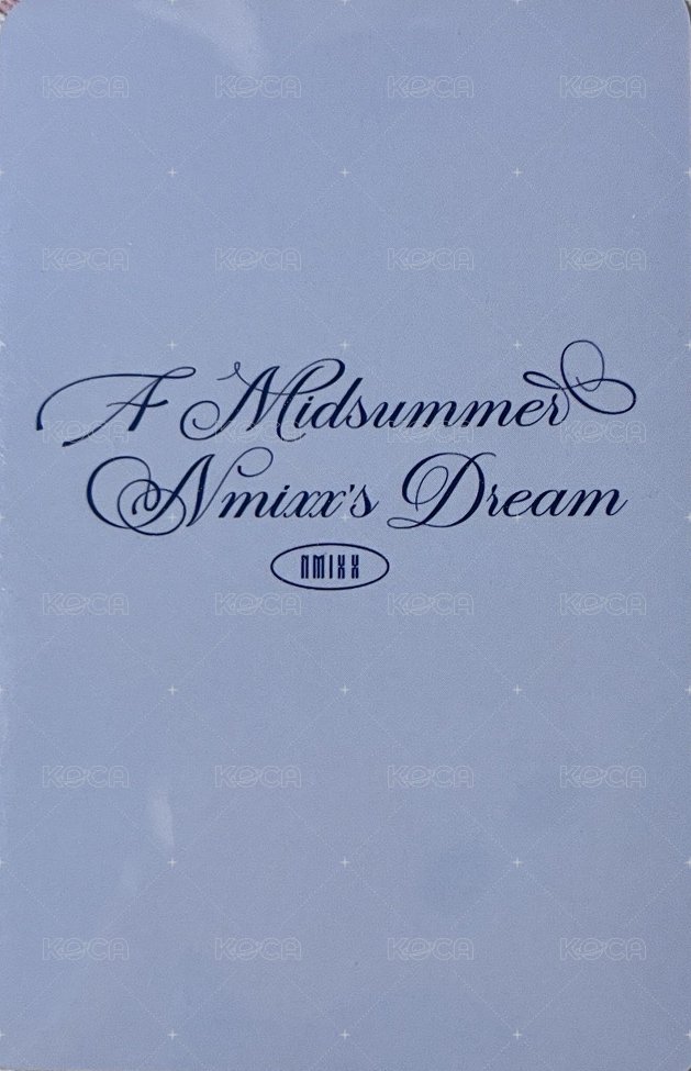 仲夏夜 wm 周邊卡 快閃貼紙卡友 背面