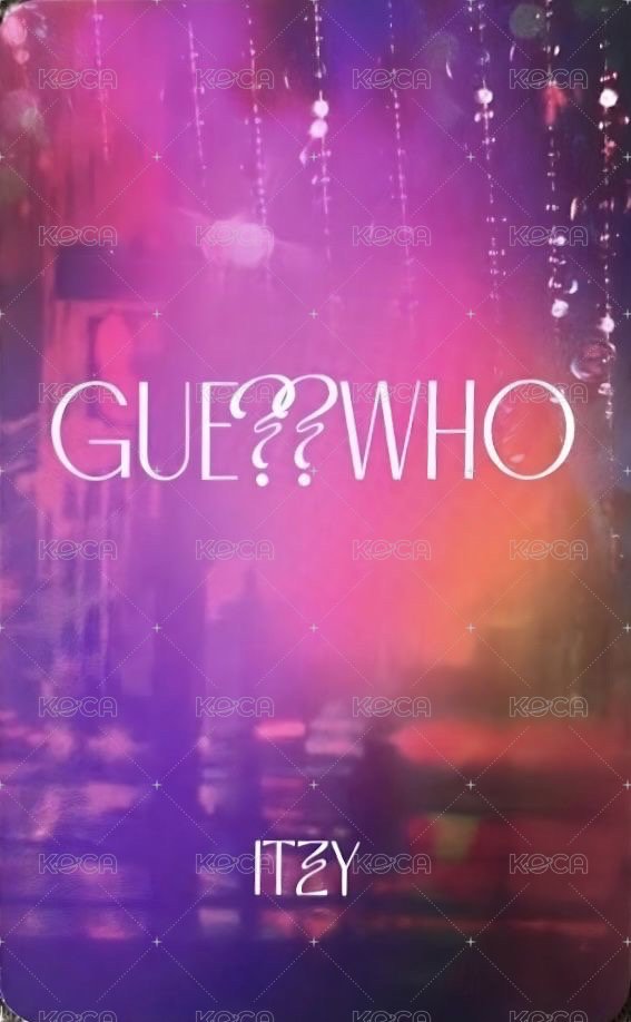 GUESS WHO sw 1.0 簽售卡  背面