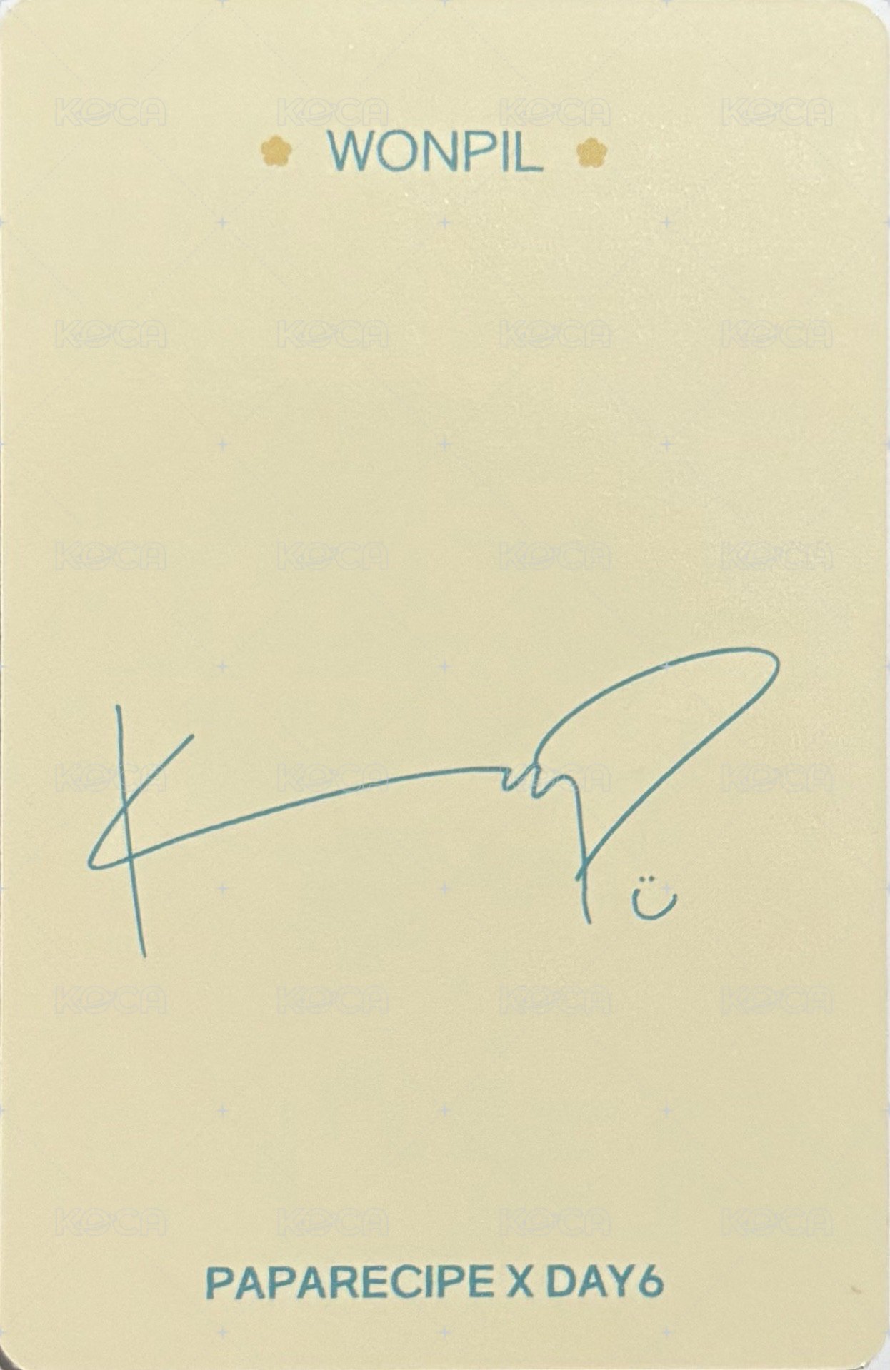 代言卡 Papa recipe 3.0 背面