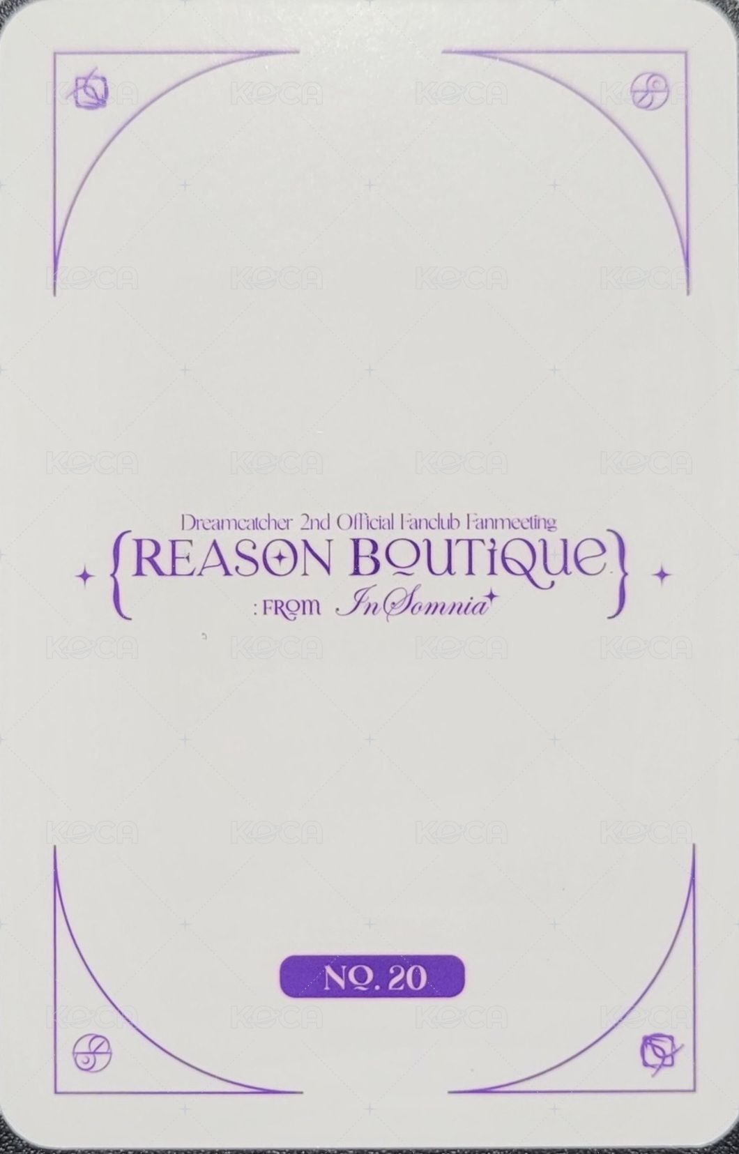 二期會員粉絲見面會 隨機卡 卡包卡 20 背面