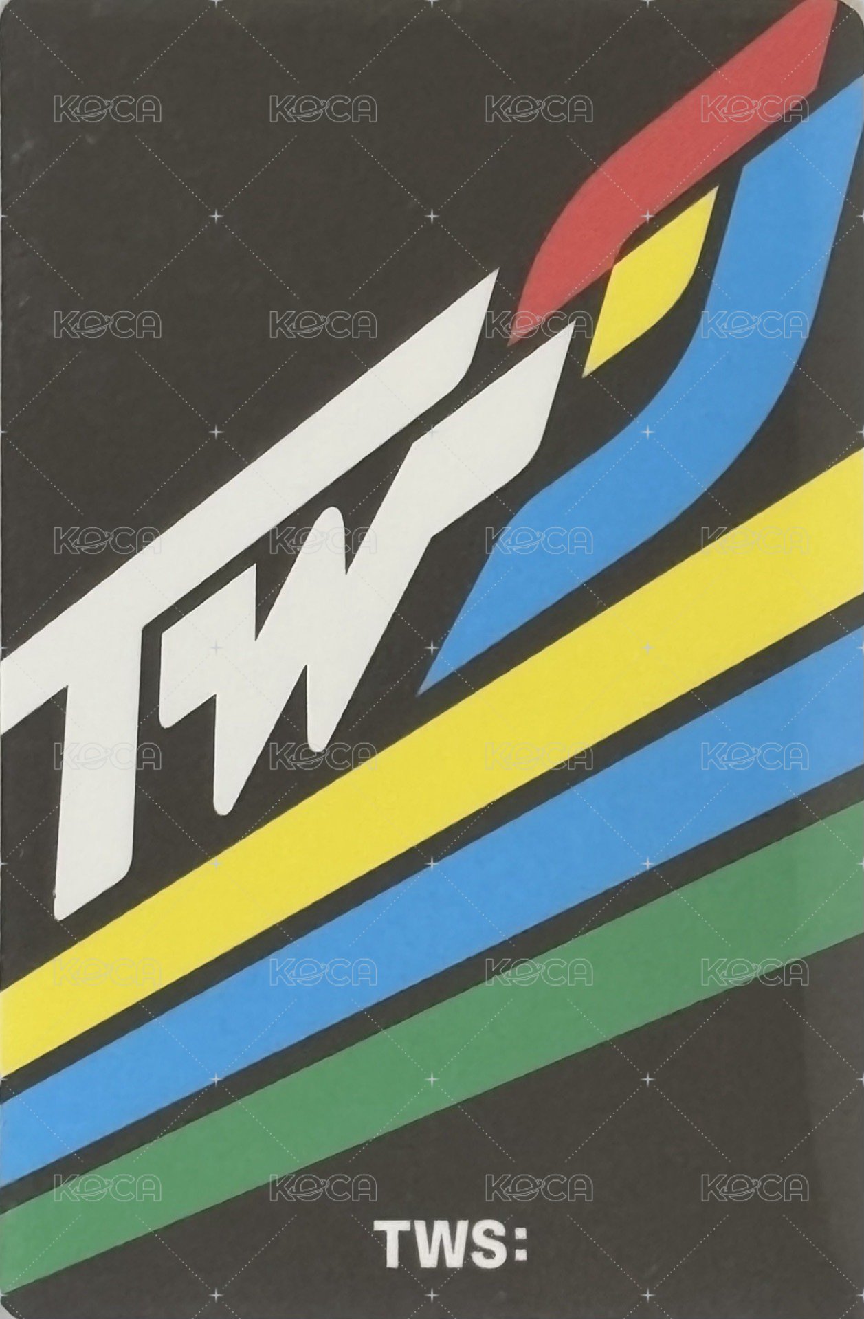 TRY WITH US 專輯卡 boY ver 背面