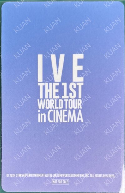 演唱會電影特典卡 秋天