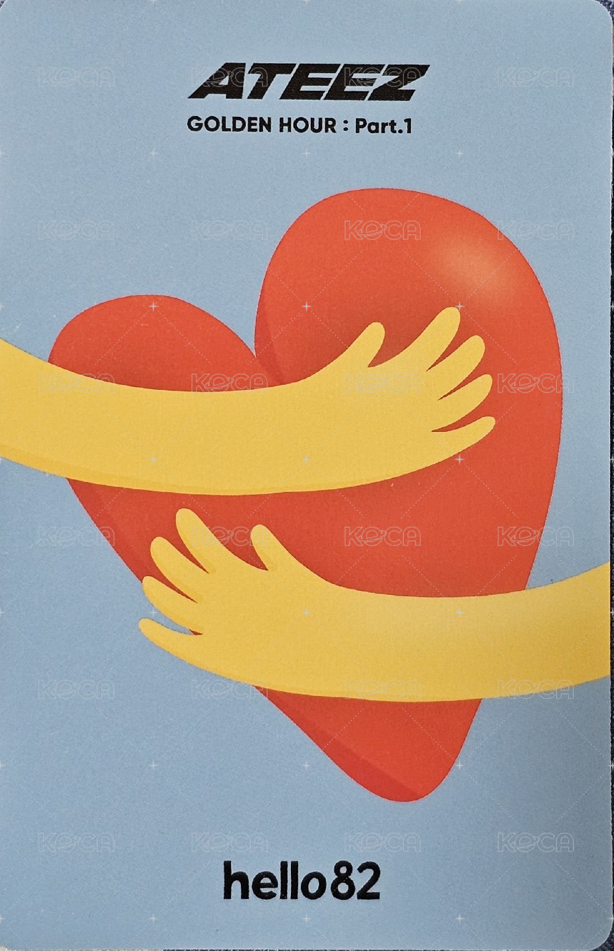 GH1 hello82 特典卡 HUG Ver. 背面