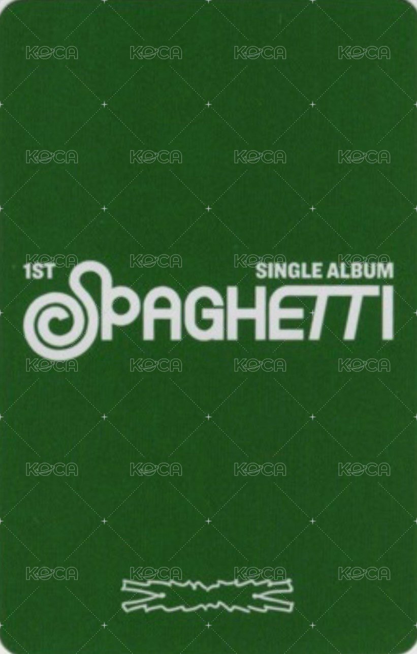 SPAGHETTI am PB預售 特典卡  背面