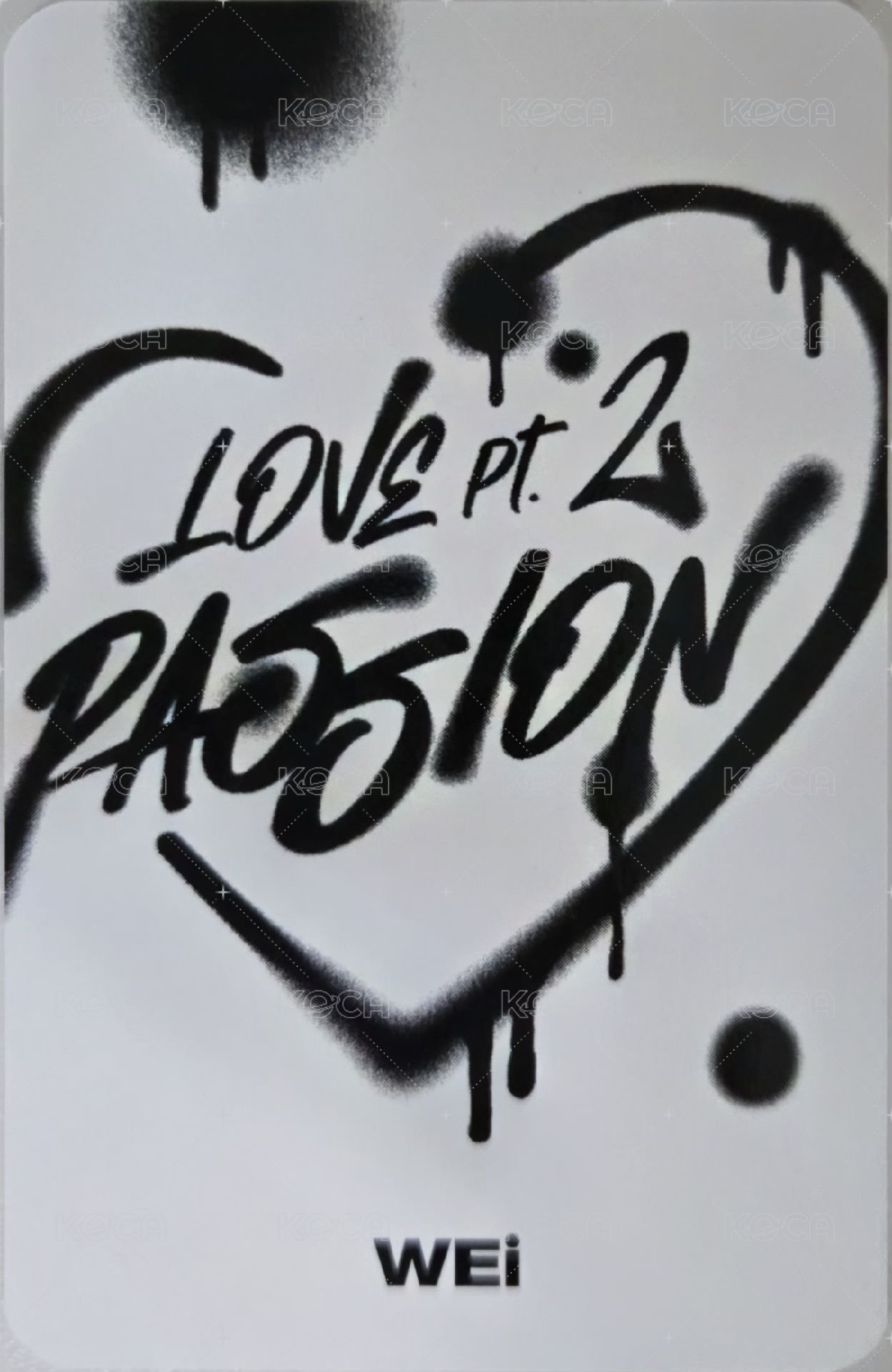 迷你五輯 專輯卡  背面