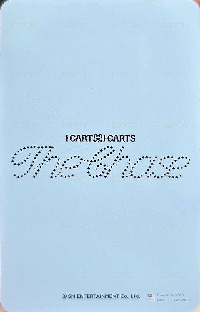 單一 sm 特典卡  背面