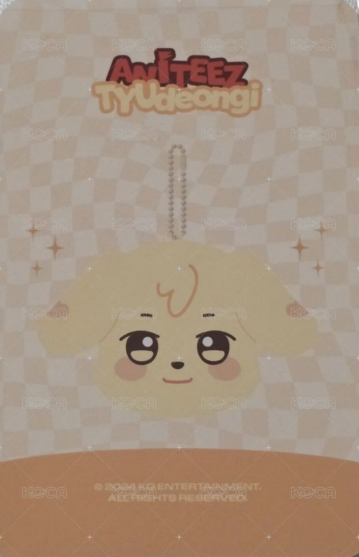 ANITEEZ IN ICE CITY 周邊卡 MINI POUCH 背面