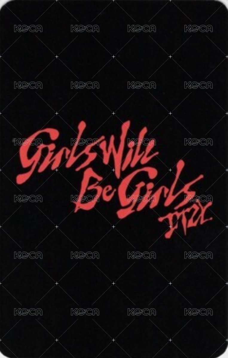 GWBG mk 預售 特典卡 特別版 背面