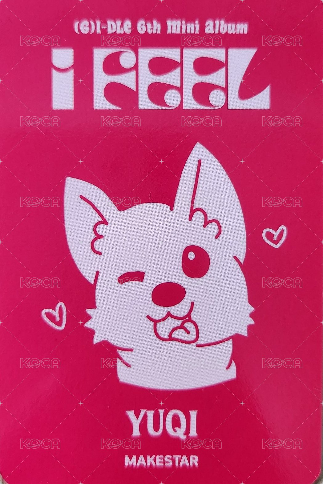 I feel ms 4.0 簽售卡 符咒卡 背面