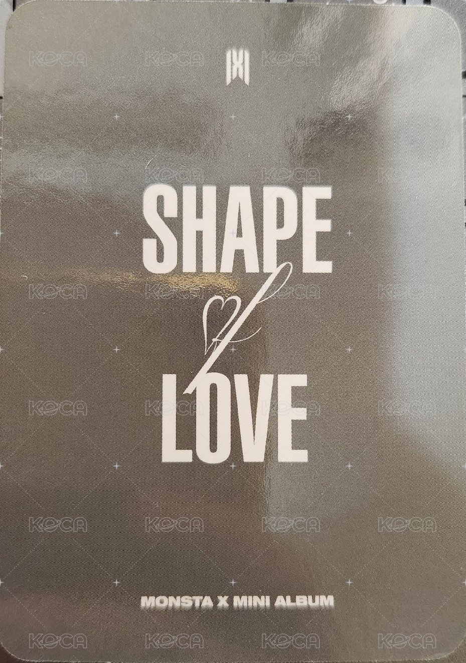 love 專輯卡 雙人卡 背面