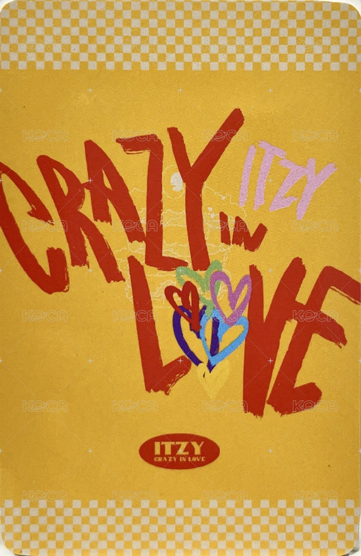 CRAZY IN LOVE wd 5.0 簽售卡  背面