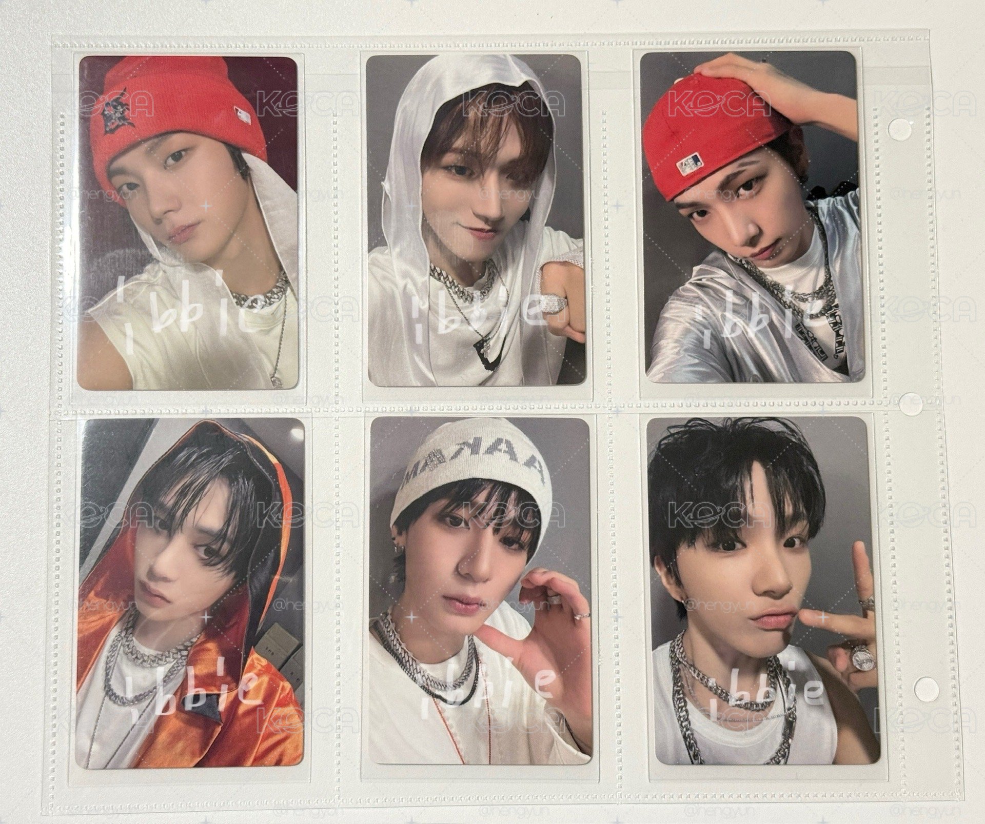 BOYNEXTDOOR 19.99 トレカ 6枚セットyzy 一直娛 WOONHAK19.99小卡】BOYNEXTDOOR 19.99 一直娛yzy5.0 中文卡背一套6張