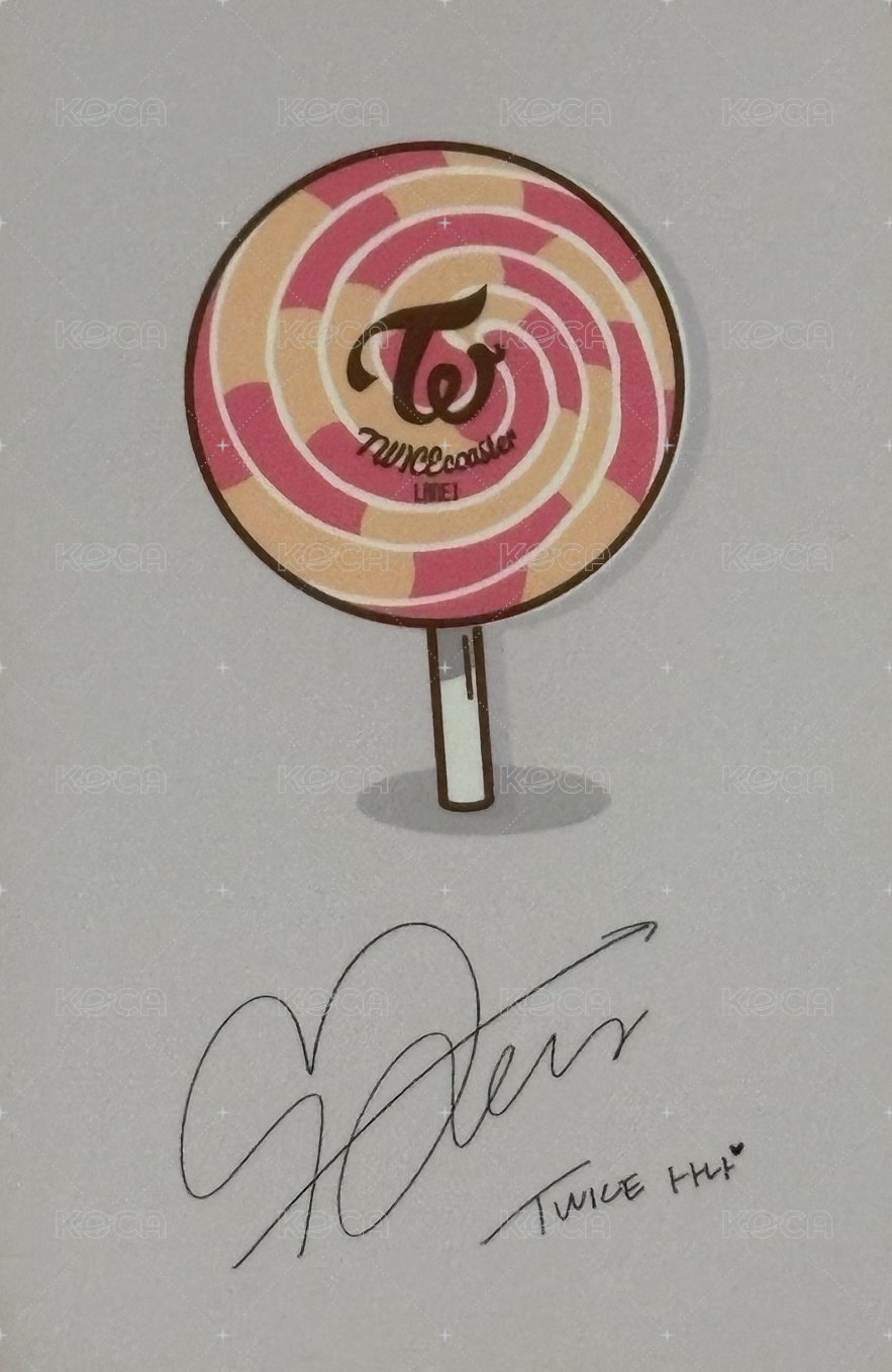 TWICEcoaster: LANE 1 專輯卡  背面