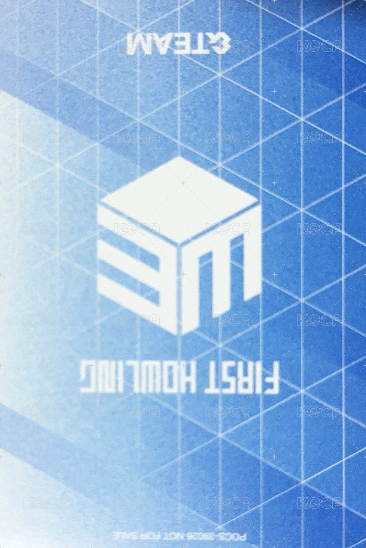 First Howling : WE 專輯卡 通常盤 背面