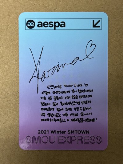 21SMCU 專輯卡 冬專 團封柚