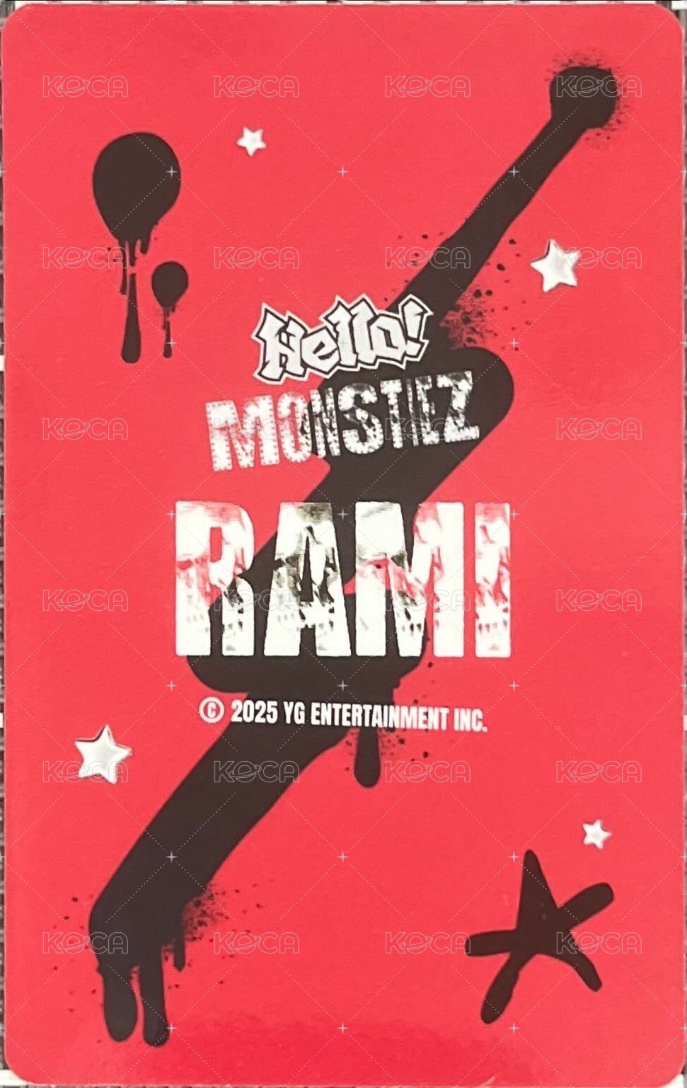 一期會員禮 會員禮卡 會員禮卡 Rami 背面