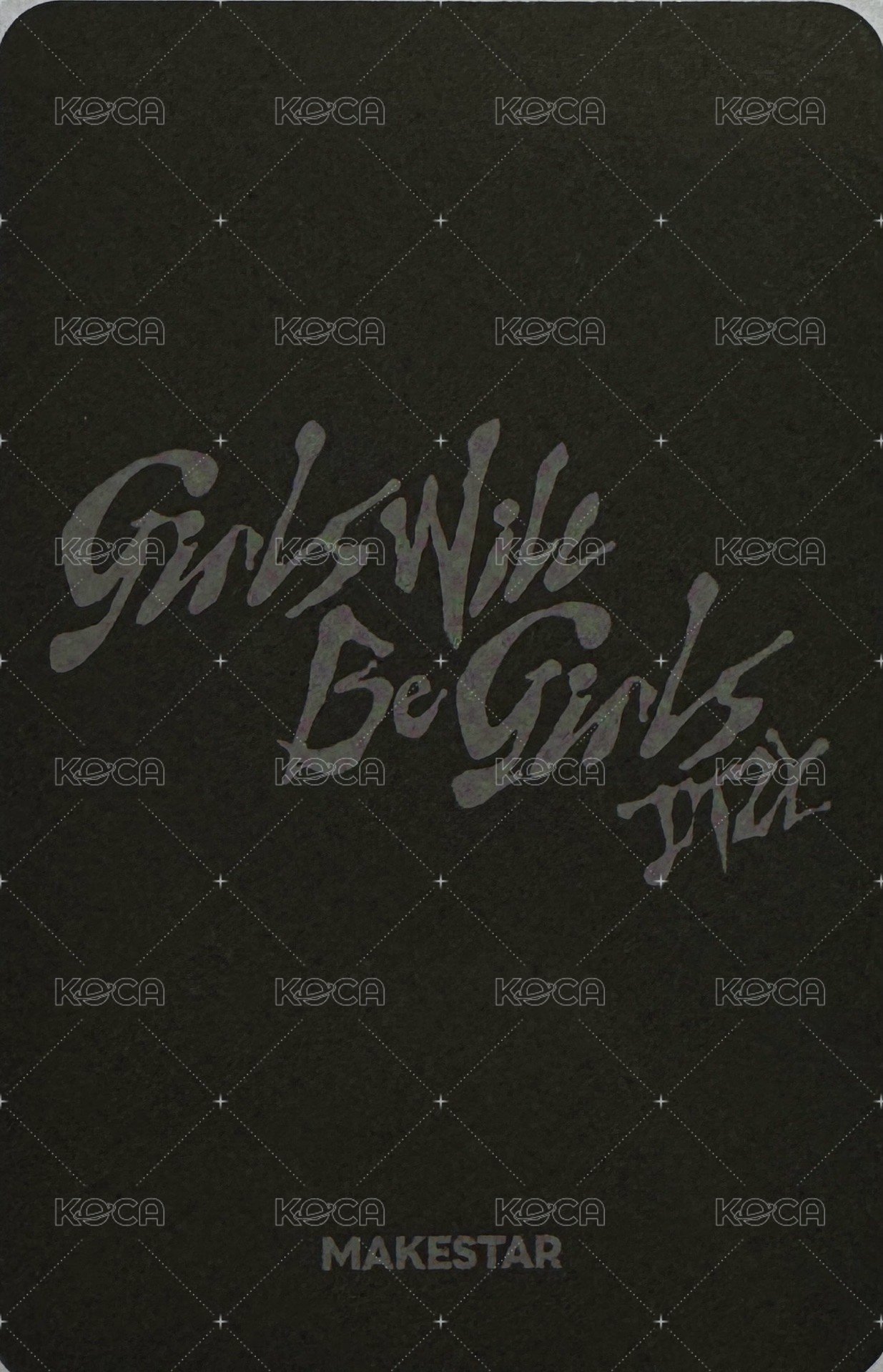 GWBG ms 台北 抽選卡 中簽卡 背面