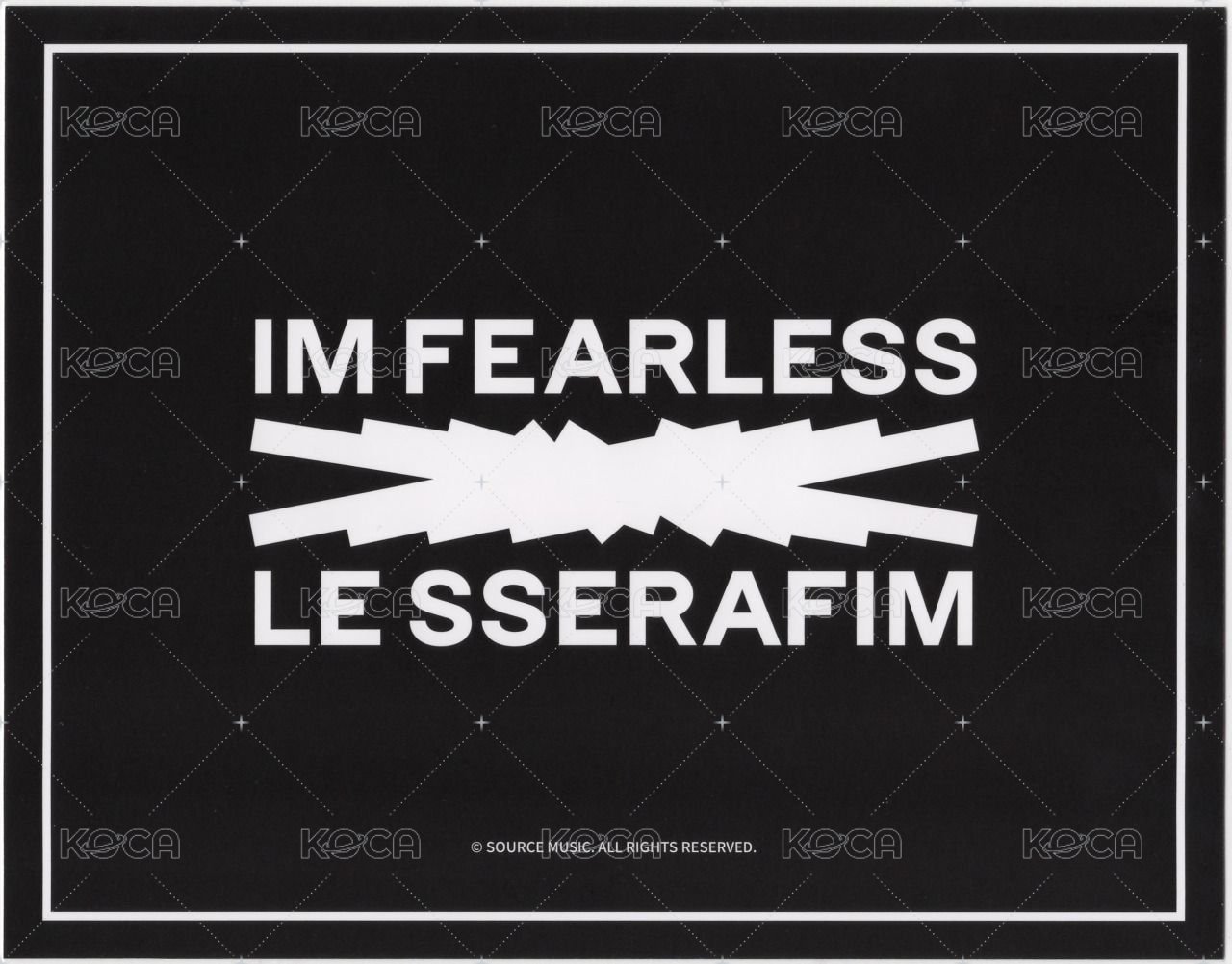 FEARLESS 明信片 The First Moment in Your Hands 明信片 背面