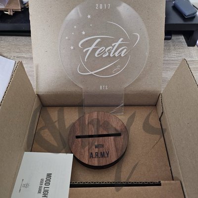 BTS 防彈少年團 2017 Festa 夜燈 小夜燈