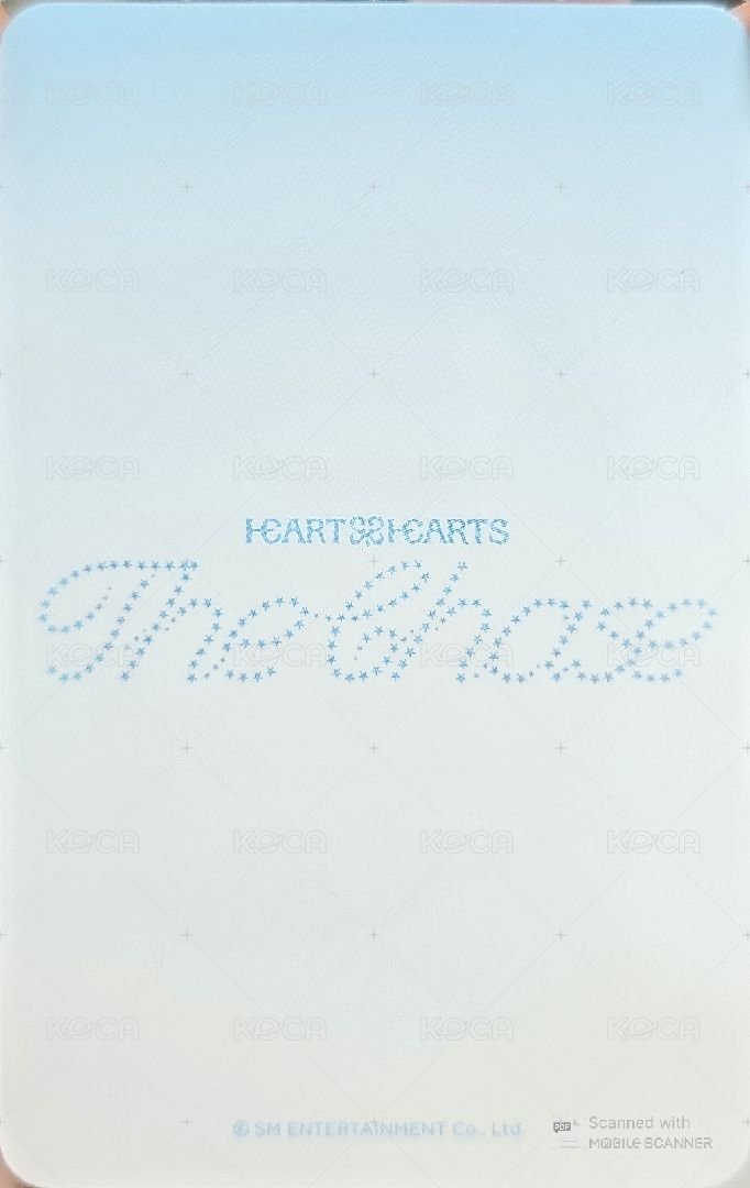 單一 am 幸運卡  背面