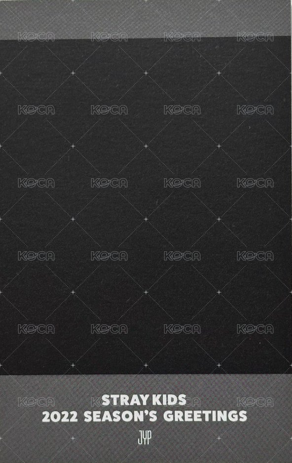 2022 年曆 jyp 特典卡 拍立得 背面