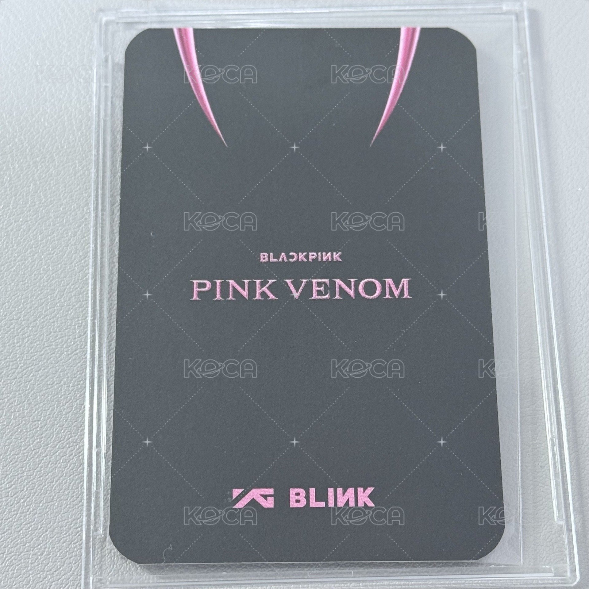 BORN PINK PV 打歌卡  背面