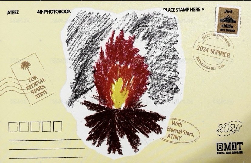 2024夏寫 明信片  背面