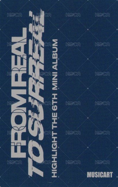 From Real to Surreal ma 簽售卡  背面