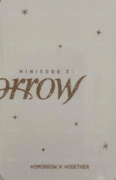 迷六 專輯卡  背面