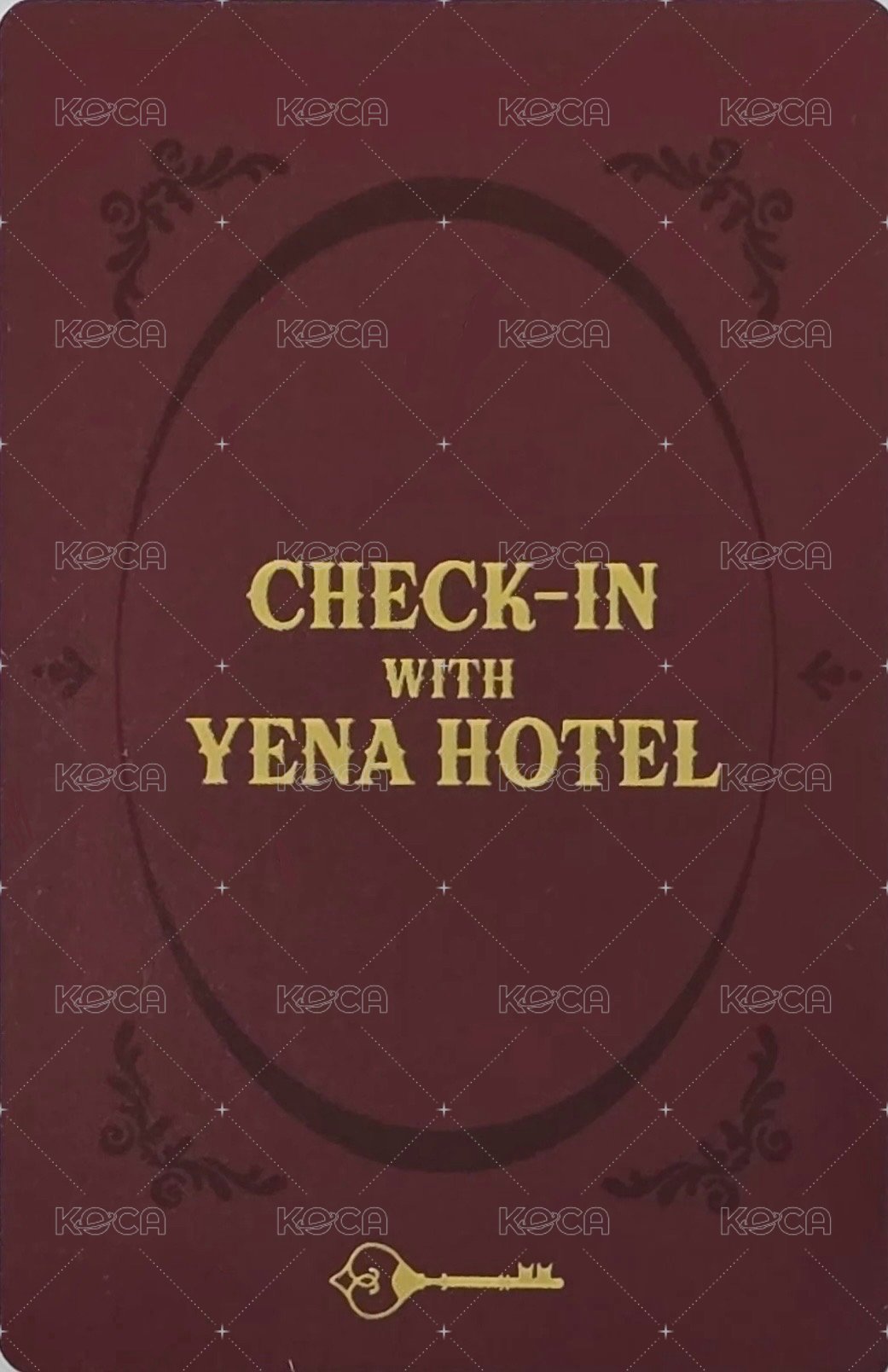 25‘年曆 yes24 特典卡  背面