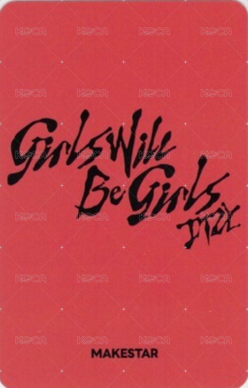 GWBG ms 預售 特典卡 花絮卡 背面