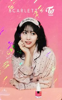 TWICE X SCARLETT 代言卡 