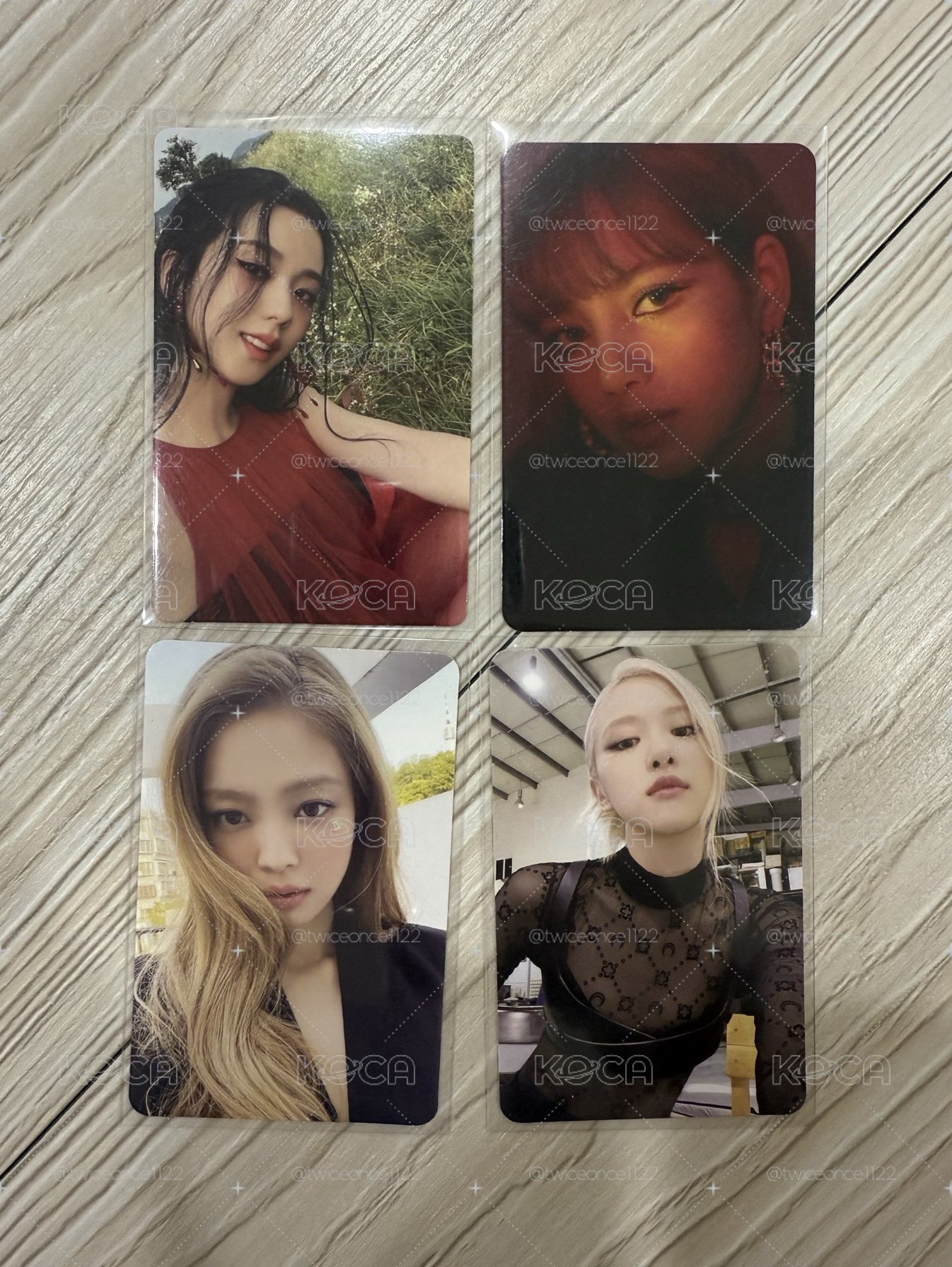 BLACKPINK 小卡整圖出