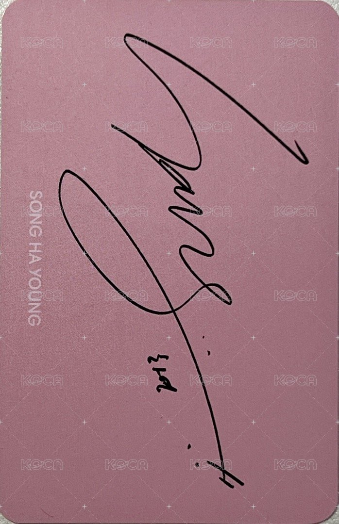 Love Bomb 專輯卡  背面