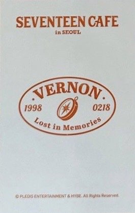 23‘CAFE in SEOUL 入場卡 / 場限卡 甜品卡 背面