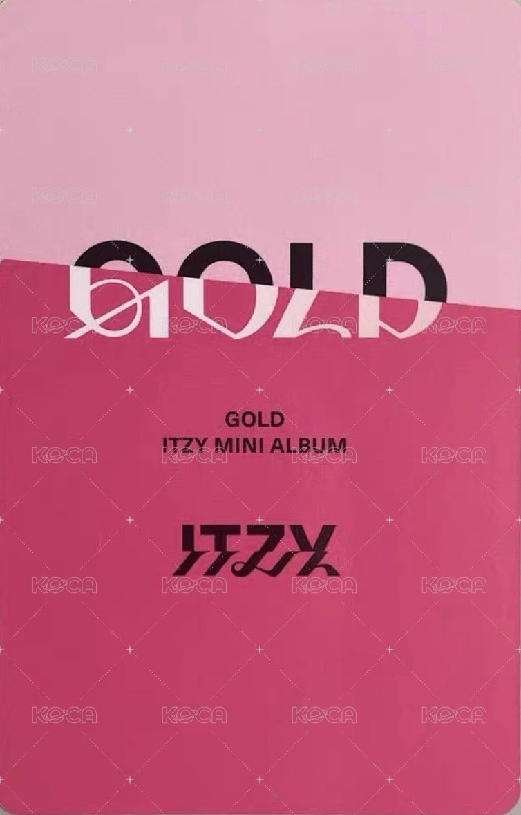 GOLD CU 預售 特典卡  背面