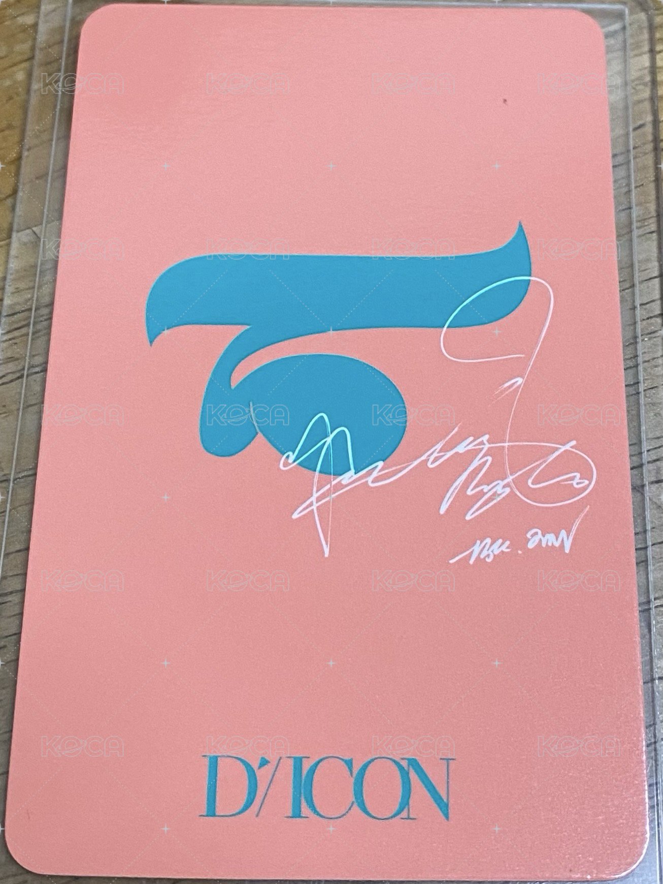 周邊卡 DICON 背面