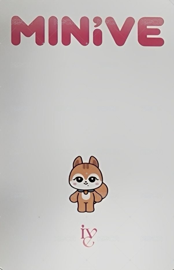 MINIVE PARK 快閃店 滿額卡 第一週 背面